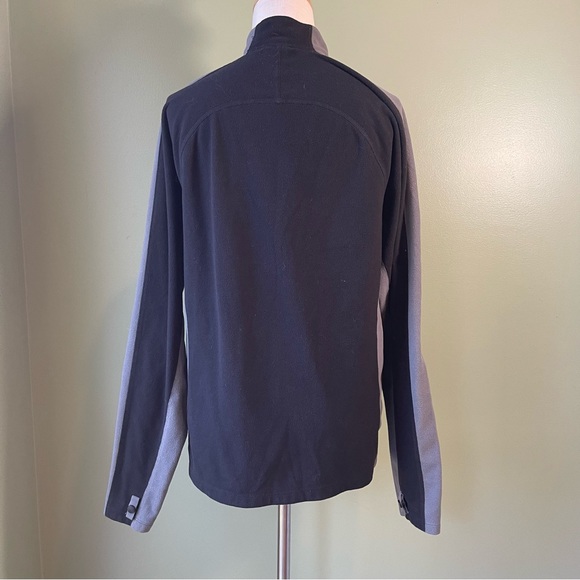 The North Face Men’s Black Grey Apex Fleece Full Zip Jacket - Size Small - Picture 2 of 7